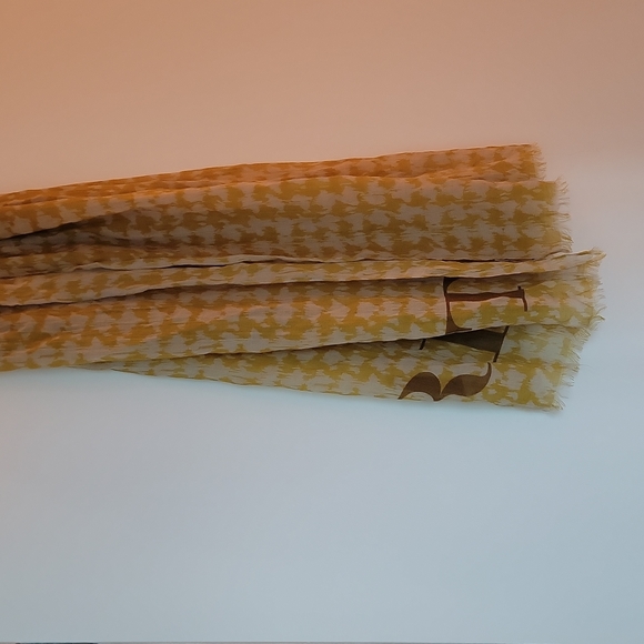 Burberry silk scarf about 2x7 feet - Picture 2 of 5